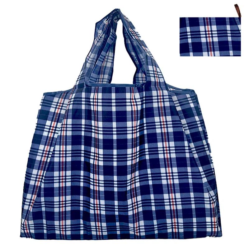 Reusable Foldable Waterproof Oxford Tote Bag Large Portable Grocery Shopping Storage Handbag