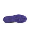 Air Jordan 1 Mid SE Grade School 'Varsity Purple' (Unisex) White / Black / Light Solar Flare Heather / Varsity Purple Kids' Basketball Shoes