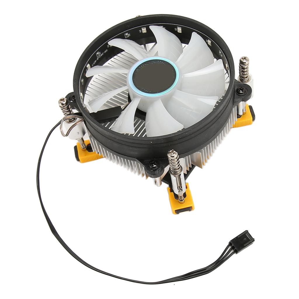 Radiator Cooler CPU Viteză Mare Silențios 3 Fire Aluminiu Ventilator Răcire Aer Calculator Desktop Jos