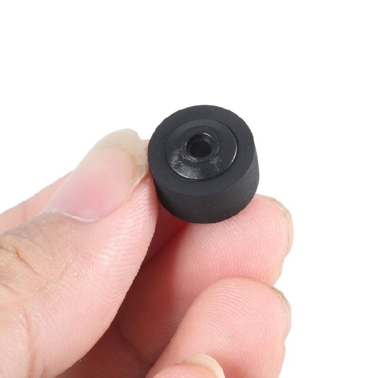 5 bucăți rulment din cauciuc negru roată de ghidare roată rulment rolă de prindere pentru audio accesorii pentru casetofon radio