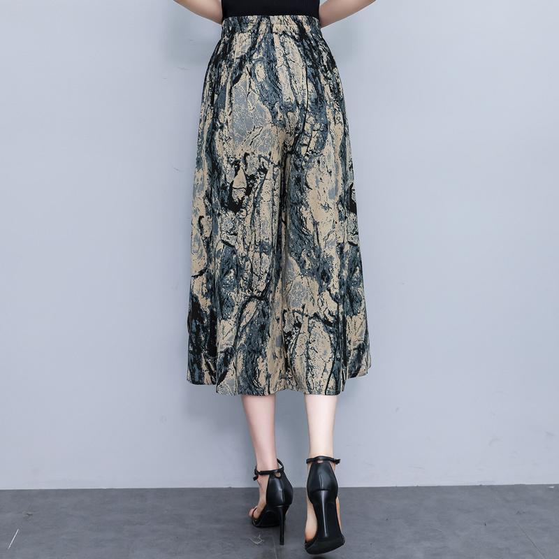 Pantaloni oversize estivi Pantaloni eleganti casual a gamba larga Abiti estivi da donna in vita elastica