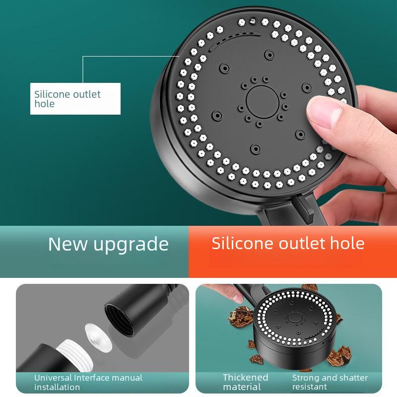 Pressurized Rain Shower Head Set for Bathroom and Home