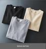 Men's Slim Fit Round Neck Knit Sweater - Long Sleeve, Solid Color, Versatile Base Layer for Autumn/Winter Casual Trend.