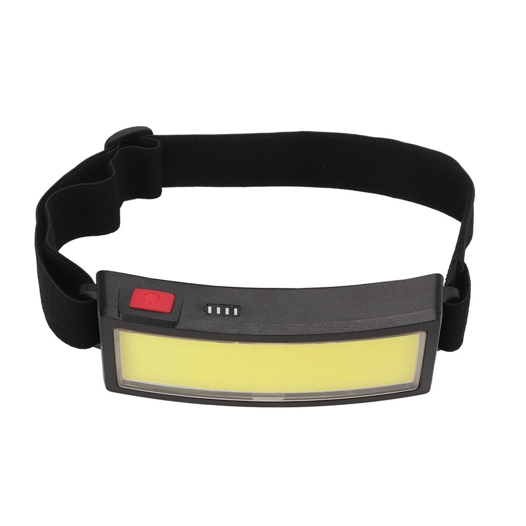COB Headlamp USB Rechargeable Lightweight High Brightness LED Head Lamp for Fishing Camping Night Riding