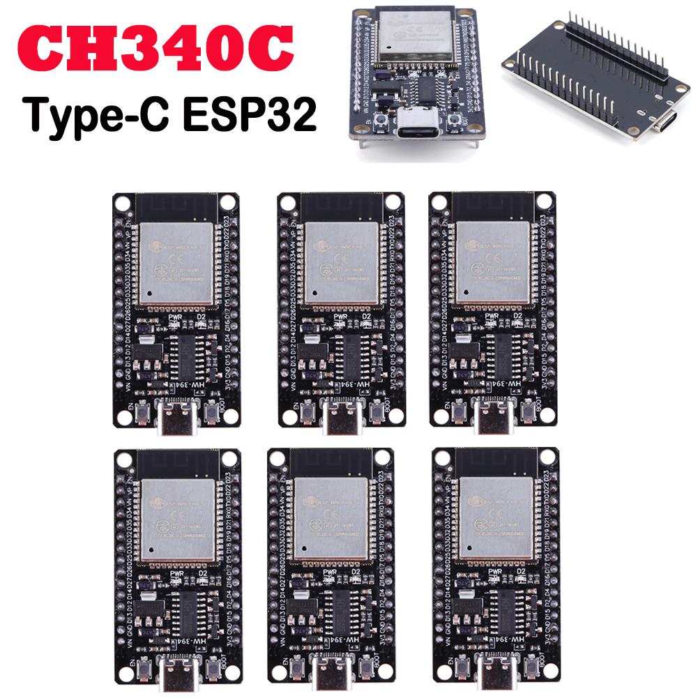 ESP32 Development Board 32Mbits Wireless Module 5V TYPE-C CH340C Ultra-Low Power Consumption Development Board Module