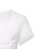 ROCKCAKE Pinched Top - White