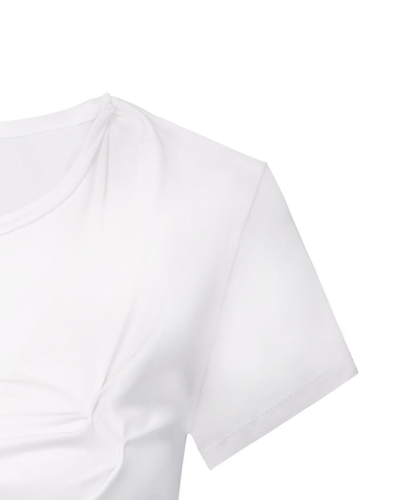 ROCKCAKE Pinched Top - White