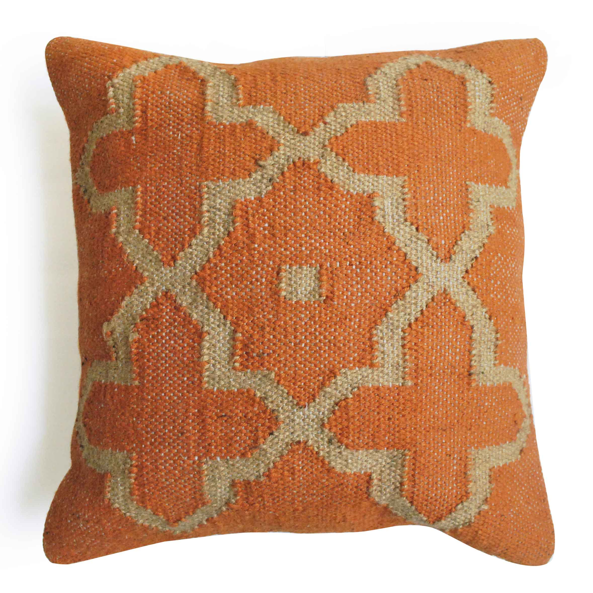 

Ikka Dukka Jute Square Dechen Cushion Cover