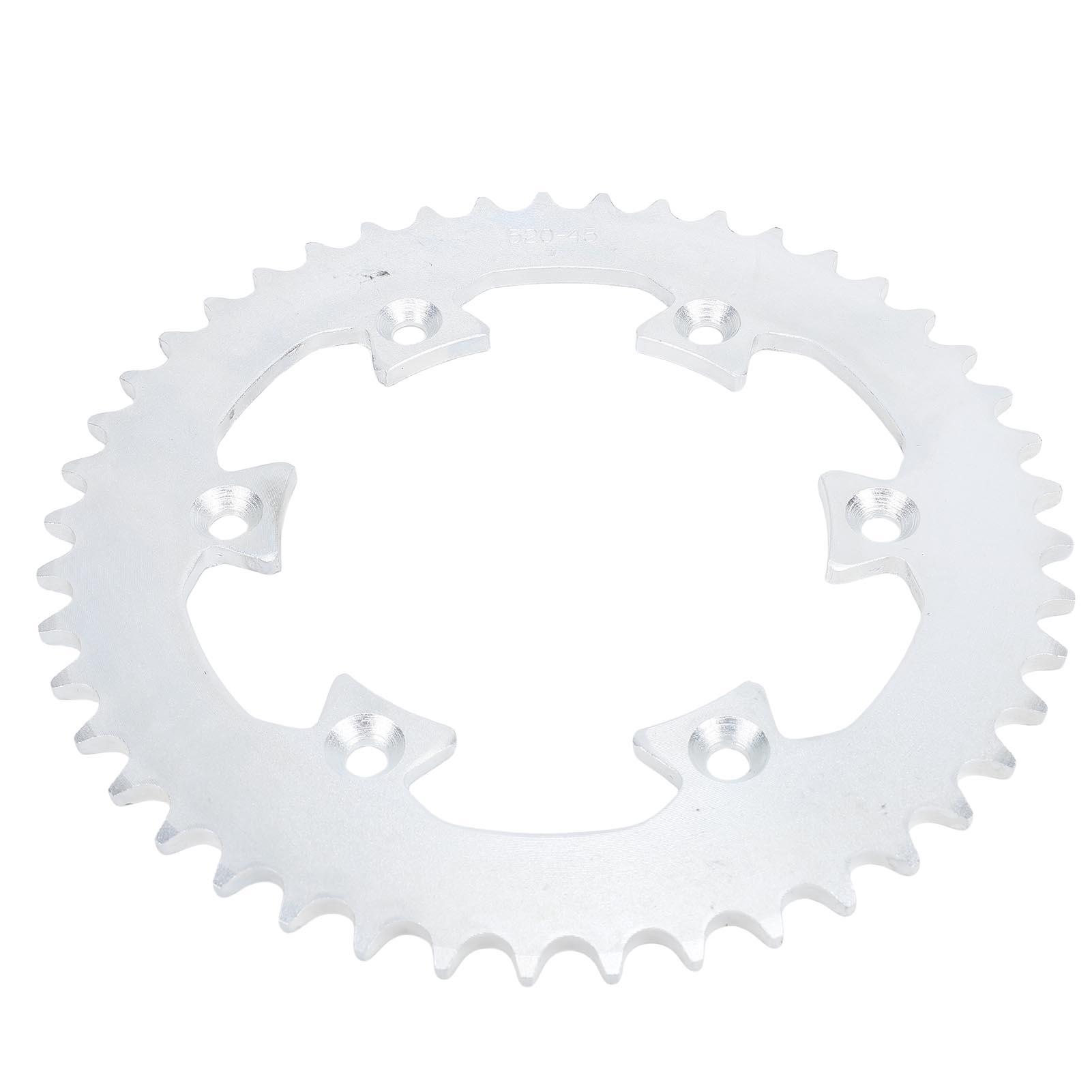 

420 45T задняя звездочка цепи 6 мм толщиной закаленный стальной сплав 45 зубьев задняя звездочка для квадроцикла ATV Quad Pit