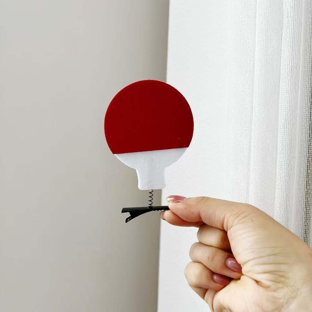10pcs/set Zinc Zinc Alloy Basketball Hair Clips Flocking Side Clip for Fans  Cheering Props
