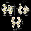 Daisy Clothing Applique Exquisite Clothes Patches Flower Embroidered Patches  Sewing