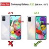 Samsung Galaxy A51 Case - LuffyShop - Red - Built-in Stand - Full Protection - Double Layer