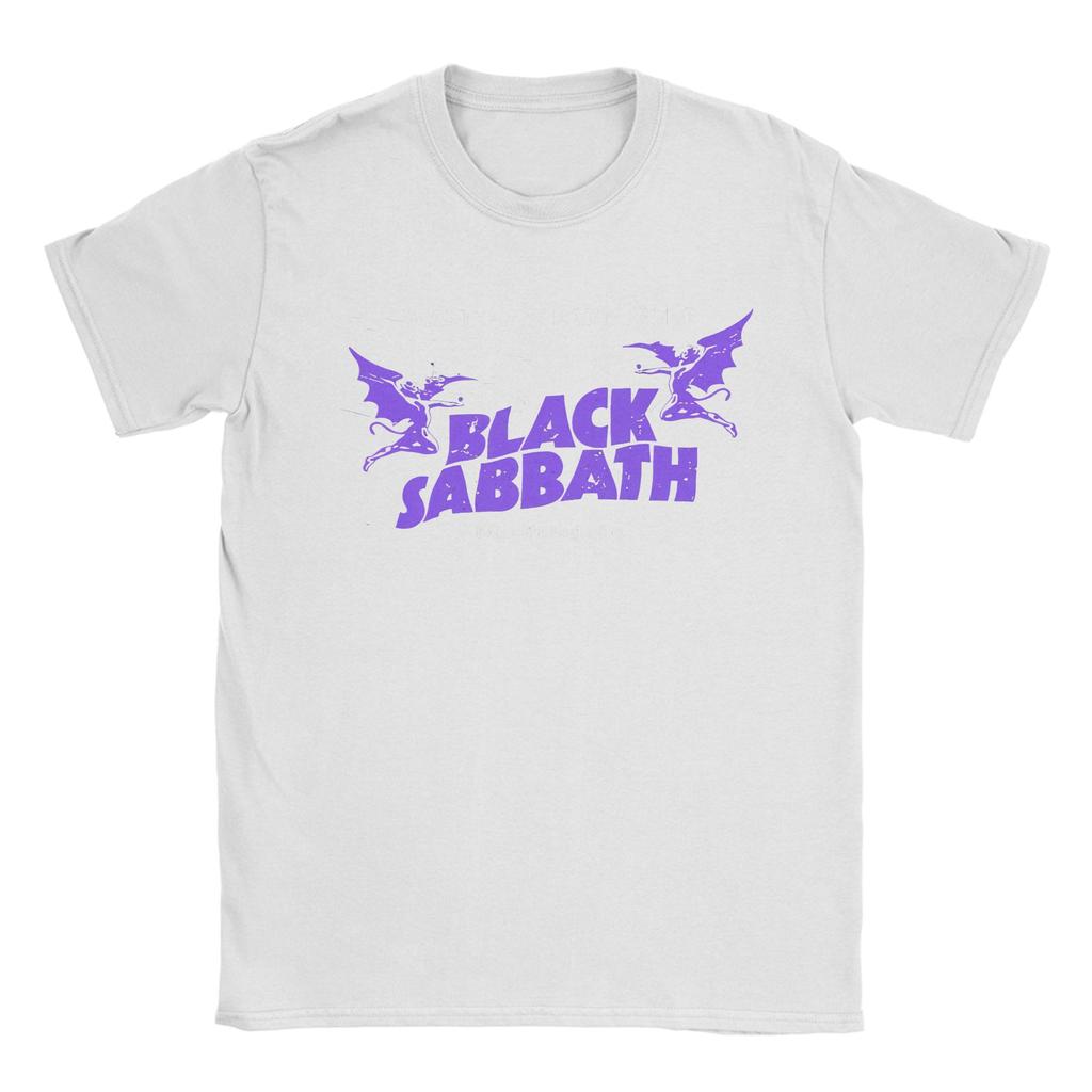 Black Back To The Beginning Sabbathes T-Shirt Men Round Collar 100% Cotton T Shirts Ozzy Osbourne Short Sleeve Tee Shirt Clothes