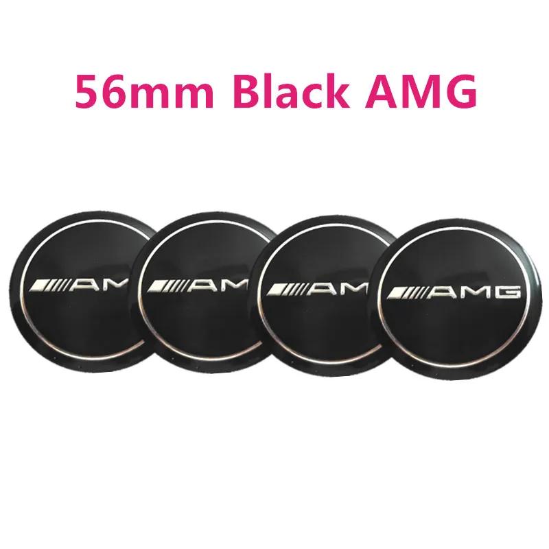CEJ1 2025 Hot For Benz 4pcs 56mm 60mm 65mm 75mm Car Wheel Center Hub Emblem Sticker For Mercedes Benz W203 W204 W205 W213 W210 W211 W