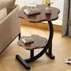 Double-Layer Flower Bedside Table Multifunctional Small Side Table For Sofa Couch Home Use