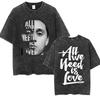 Vintage Washed Canserbero Logo 2025 Merch T Shirts Rap Gothic Style Hip Hop Short Sleeve Tshirt Men Women Casual Oversized Tees