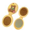 FunBlast Kaba Bear Comb Set for Girls -2 In 1 Comb with Mirror for Womens, Soft & Gentle Detangling Combs, Adujustable Combs for Girls, Womens, Lad