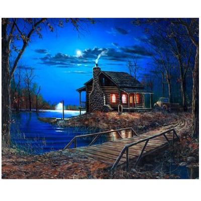 Diamant-Stickerei-Landschaft Diamant-Malerei 5D Kreuzstich Kit Diamant Paiting voller Bohrer