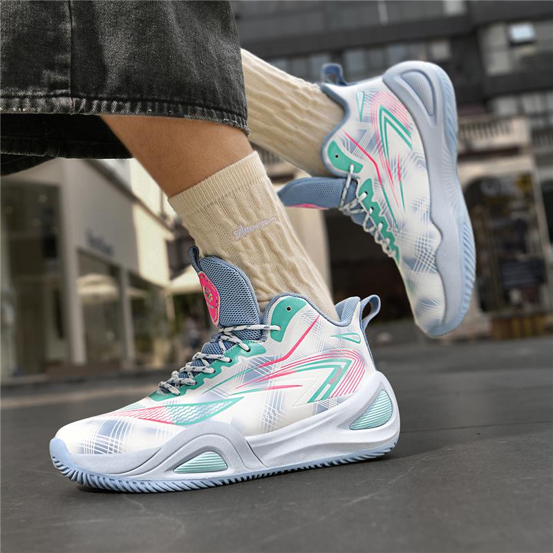 Men's Casual Comfortable Non Skid Walking Sneakers Sports Durable Rebound Basketball Shoes Outdoor Running Shoes Size 35-45
