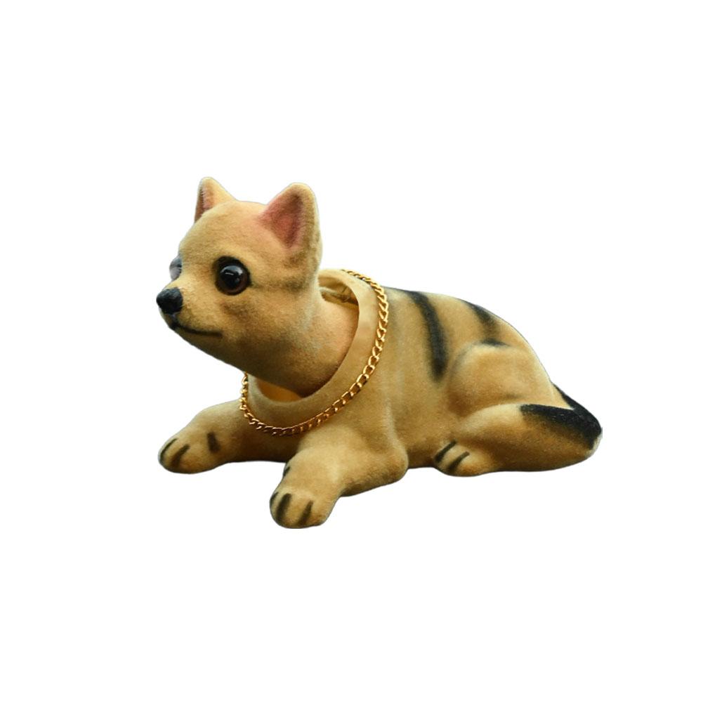 Cute Dog Decorations for Car Shaking Head Husky Bobble head Dog Car Ornaments Arrangement Separated Head & Body