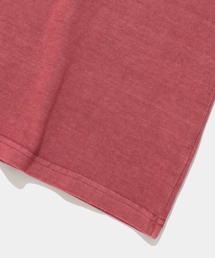 COLUMBIA UNIVERSITY Open Your Ny Salt Washed S/S T-Shirts_Red