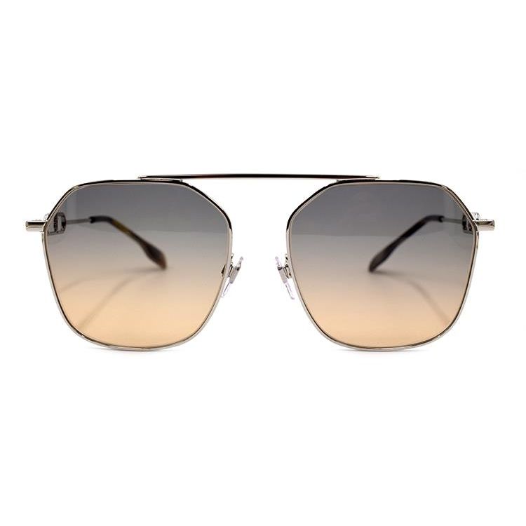 

Burberry B. Monogram Exclusive Logo Pattern Series Trendy Sunglasses 3124 Women sunglasses Silver 0BE31241005G957 Eyeglass Case+Box (White/Brown Edition Random),57