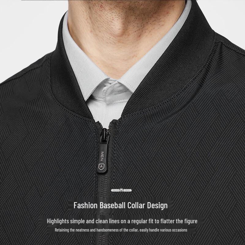 FIRS Men's Business Casual Baseball Collar Jacket