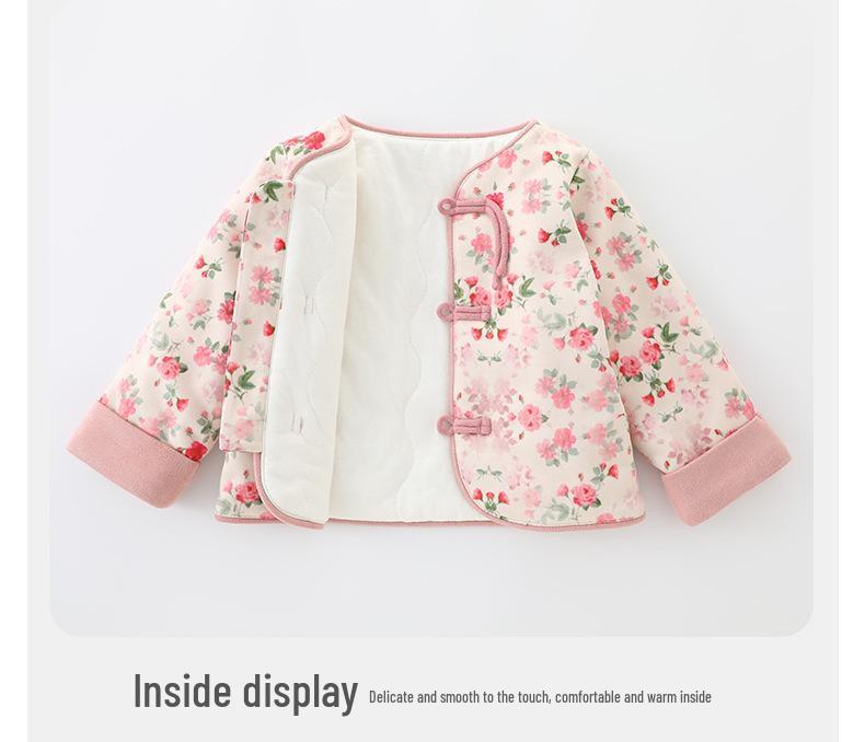 DUUDUU New Year Baby Girl Outfit 2025: Autumn/Winter Toddler Cotton Clothing