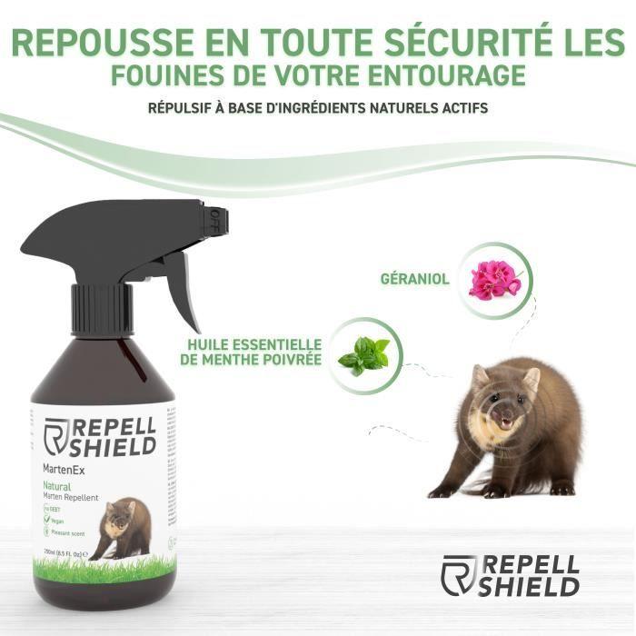 RepellShield Spray Marder- und Marderschutz Natürlich - Für Auto, 250 ml
