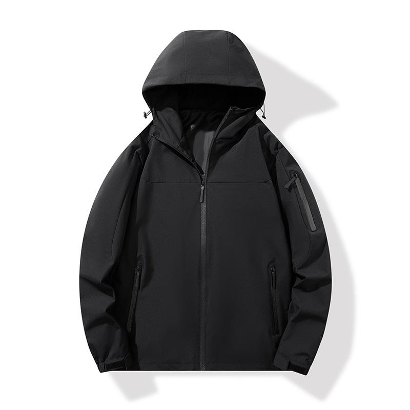 Neue wind- und wasserdichte Jacke für Damen und Herren, lockere Arbeitsjacke mit Kapuze für Frühling und Herbst, Arbeitskleidung
