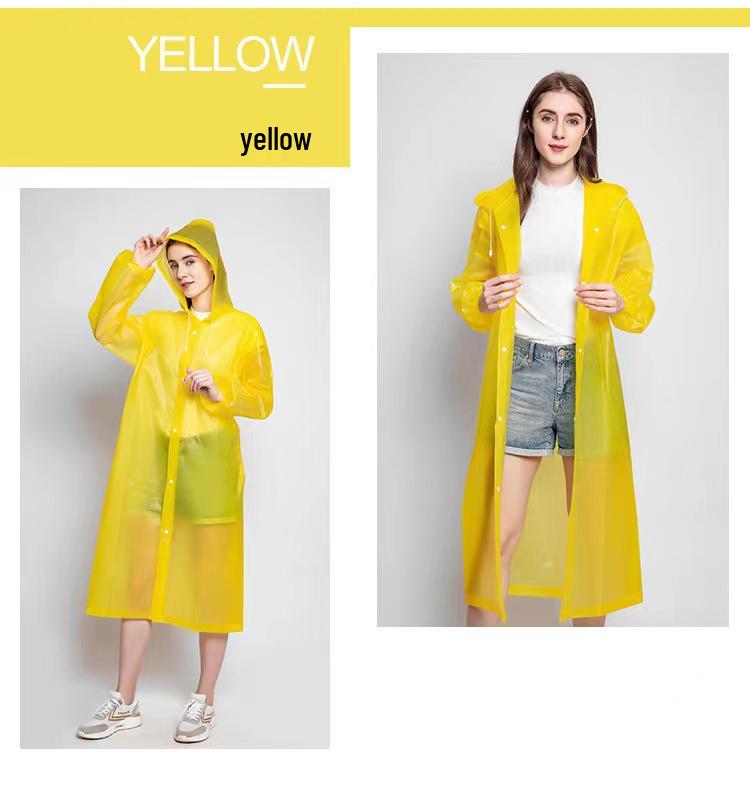 Children's Long Stormproof Hiking Poncho - Waterproof, Portable, and Thickened for Outdoor Adventures.