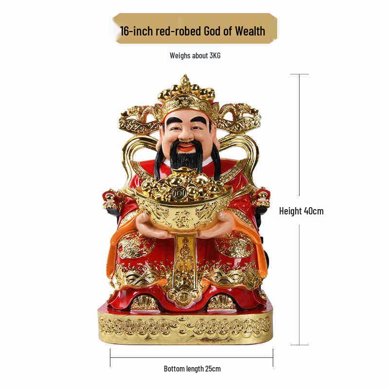 Fan Li God of Wealth Figurine – New Year Office & Home Decor