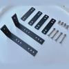 Car Awning Mounting Hardware Bracket Kit Universal Fit , Black Professional for Outdoor Camping