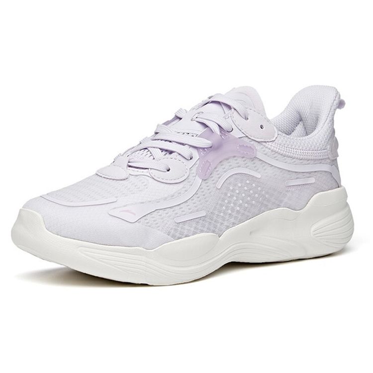 Anta Low Top Training Shoes Women sneaker Light-Pink Purple 122127720-2