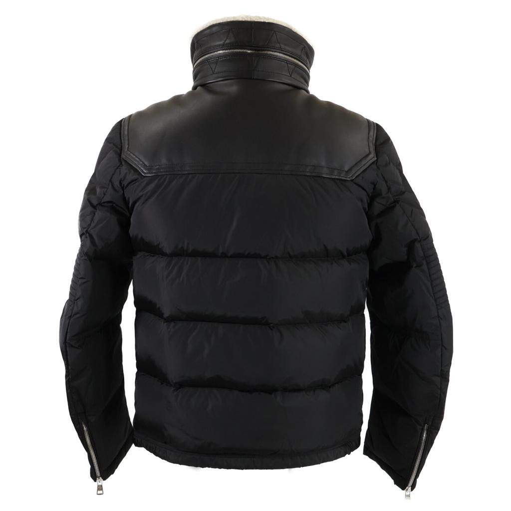 MONCLER [Excellent Condition/Domestically Authorized/Made in 2011] LEO Leo Leather-Trimmed Down Jacket Jacket 1 blackUsed