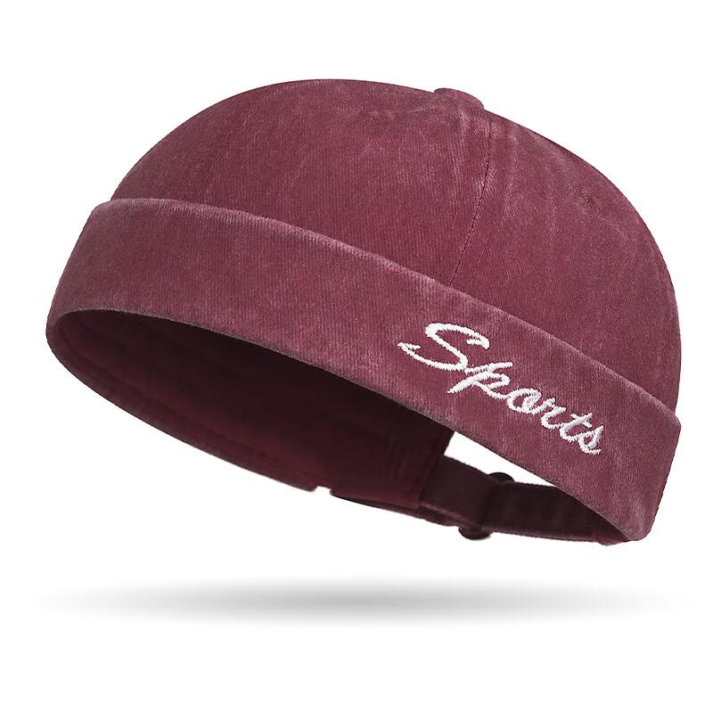 

Винтажная выстиранная поношенная шапка-бини Adjustable