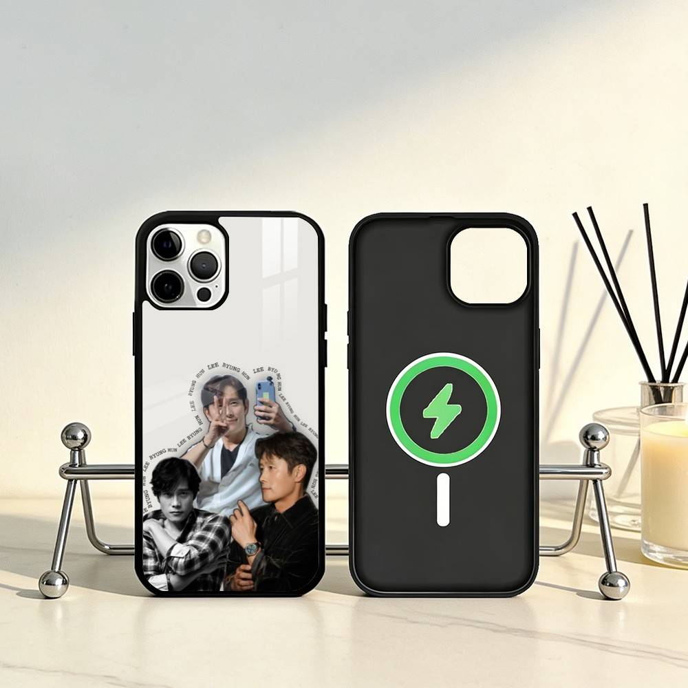 

Lee B-Byung H-Hun Actor Phone Case For iPhone17,16,15,14,13,12,11 Plus,Pro Max Magnetic For Magsafe Wireless Charging iPhone13PROMAX