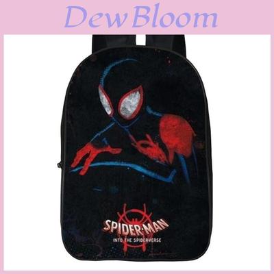 Spiderman Printed Durable Backpack With Adjustable Straps For School And Travel
