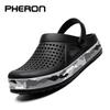 2025 Clogs Sandals Men Slip On Outdoor Beach Summer Shoes Medical Clogs Causal Breathable Male Sandals With Hole Large Size