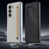 Phone Case with Tempered Glass Film for Samsung Galaxy Z Fold Special/Z Fold 6 Slim/W25 Hard PC Back Cover with Stylus