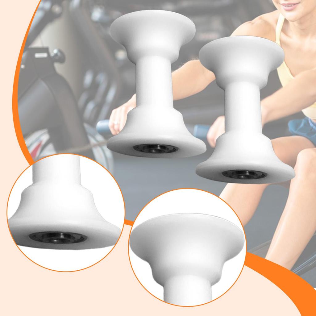 Stable Rollers Gym Parts Wheels Accessory Compact Bearings Pulley for Rowing Machine and Abdominal Trainers