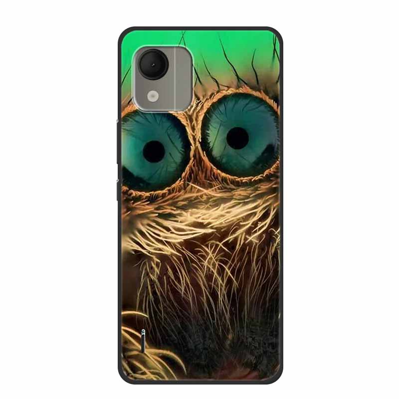 For Nokia C110 4G Case Luxury Silicone Back Cover for NokiaC110 Phone Coque C110 2023 Protector Shockproof Colorful Capas Bumper