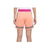 Nike Fly Crossover Embroidered Logo Colorblock Drawstring Sports Shorts Women Bottoms Pink DH7326-824