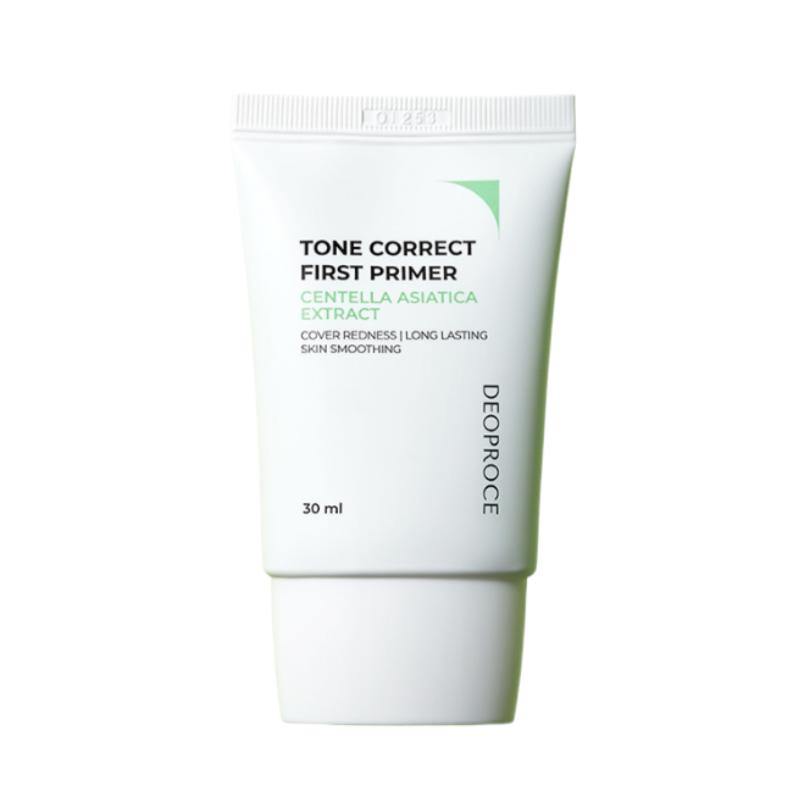 Deoproce Tone Correct First Primer 30ml – Color Correcting Makeup Base & Skin Tone Balancing Primer