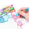 Bâtonnet de Pastel à l'Huile Rechargeable, 20 Couleurs Tout-en-Un, Portable & Lavable pour l'École & le Dessin Artistique