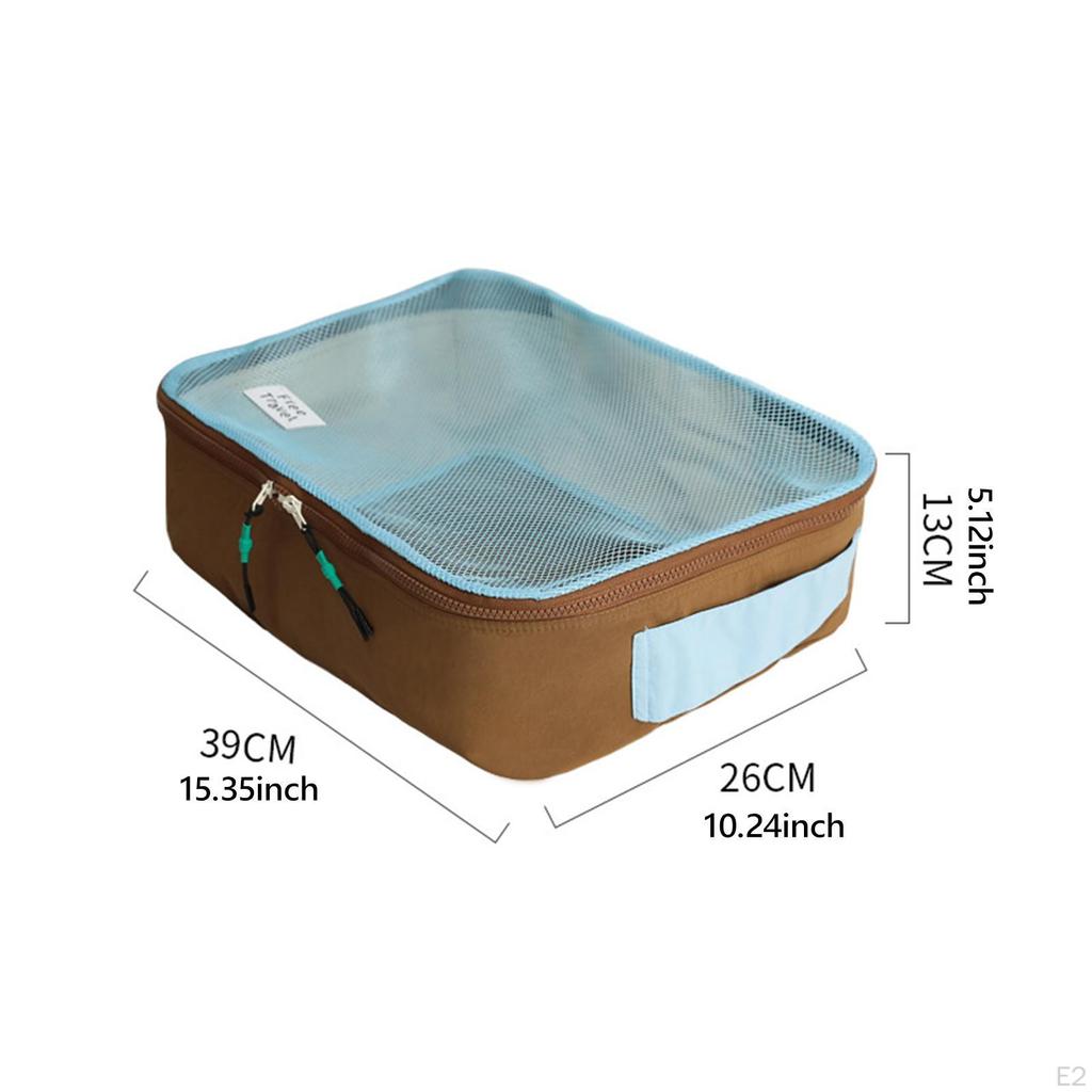 Clothing Storage Solutions for Suitcases Featuring Underwear and Packing Organizers