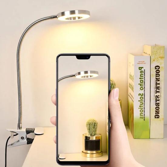 Lumină de lectură Yousheng Protecția ochilor Economisire de energie, alimentată prin USB, lampă de birou cu LED, lumină de umplere pentru selfie pentru tăblie de pat