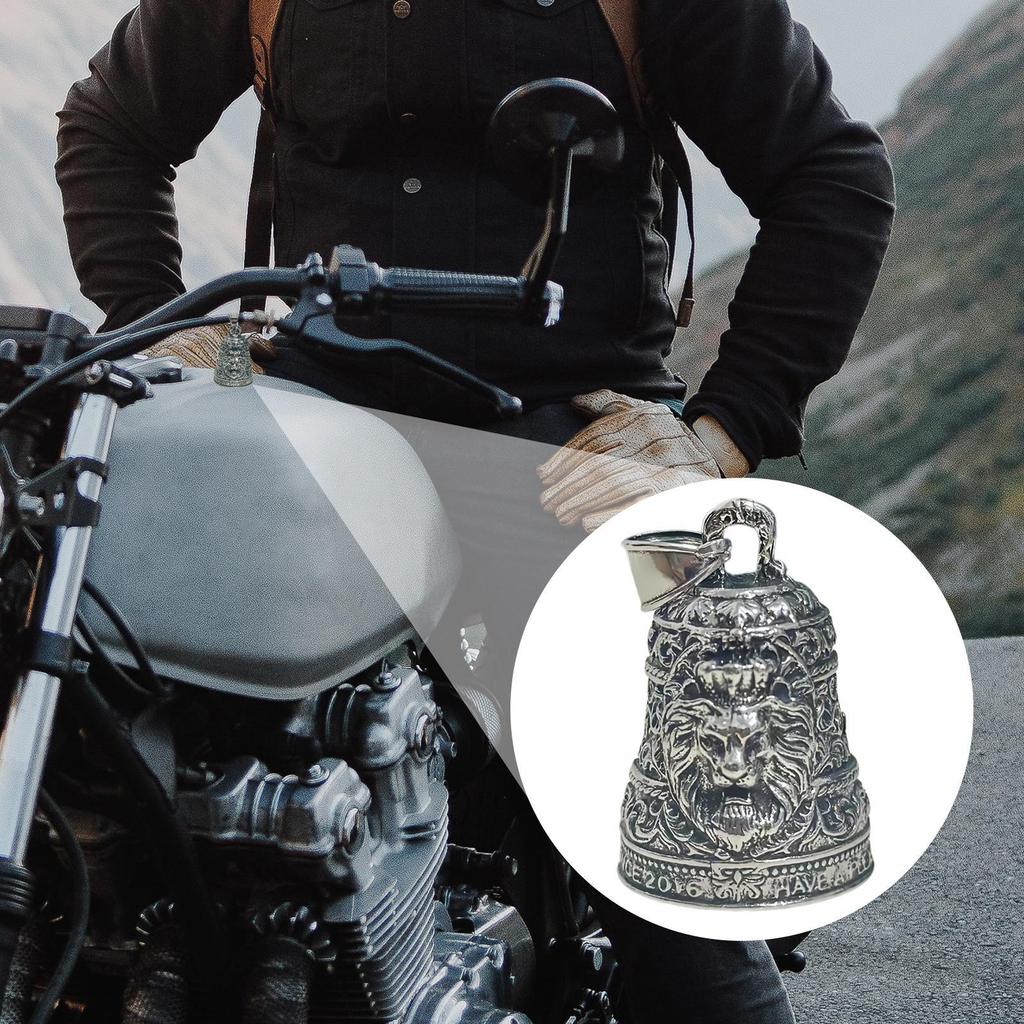 Motorcycle Bell Lion Motorcycle Bells Pendants Cycling Accessories For Riding Road Car Garden Trip Commuting Indoor
