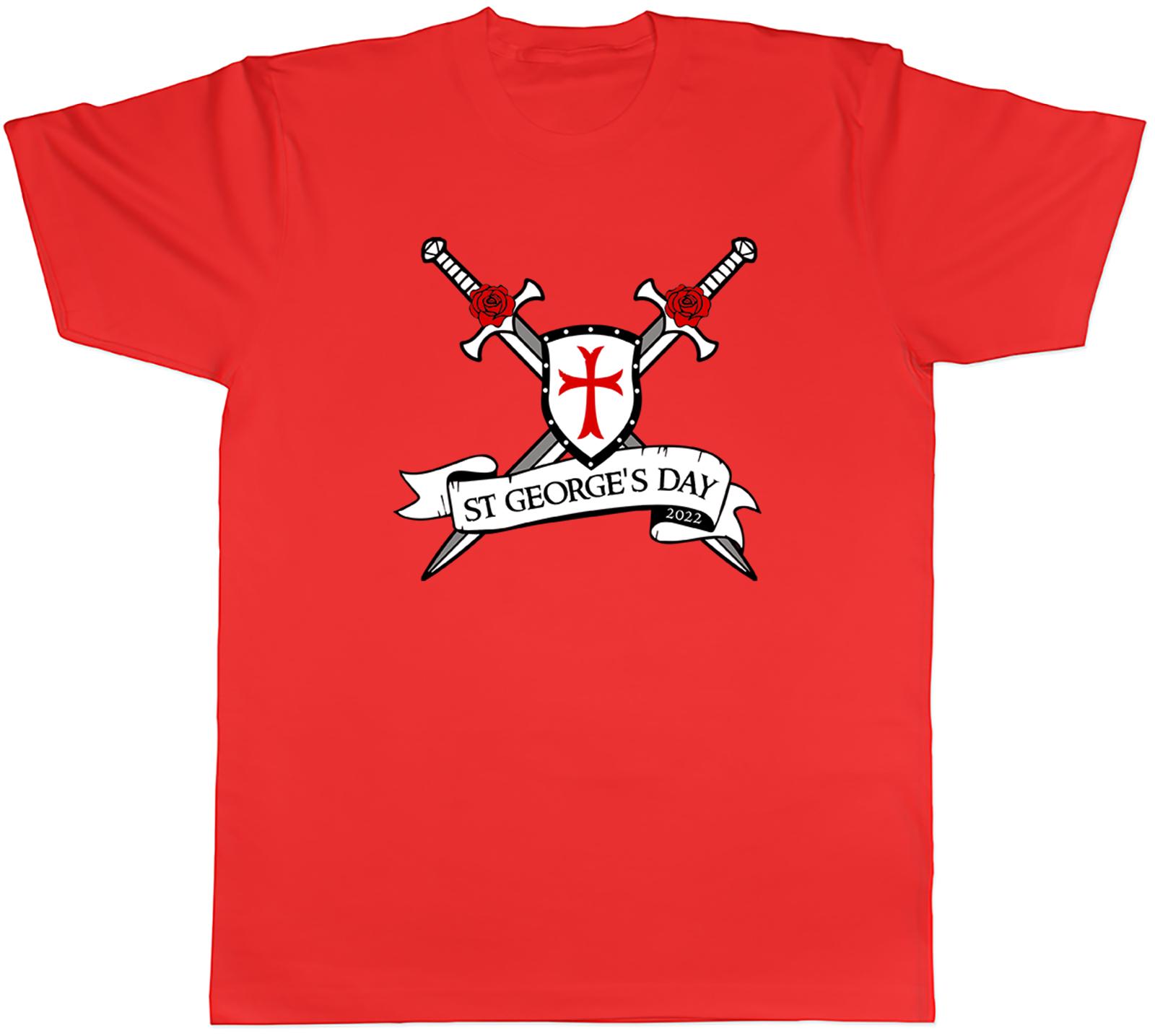 St Georges Day Sword Mens Unisex TShirt Tee Gift S