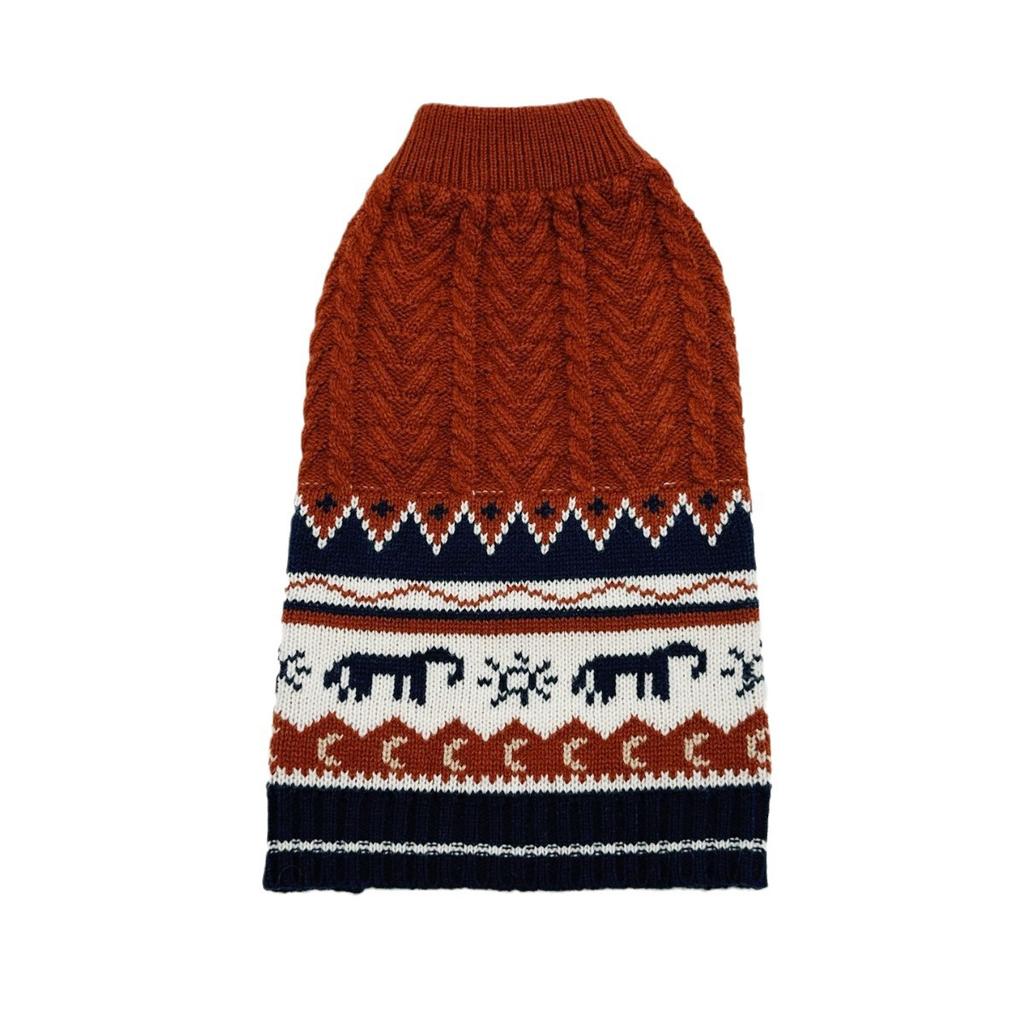 Pet Sweater for Dogs and Cats Acrylic Knit Fabric Pullover Fashion Dog Clothes Warm Dog Puppy Winter Wear Clothes Sweatshirt